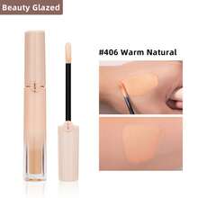 beauty glazed 多用途液体遮瑕膏，可完全遮盖痘印、暗沉、黑眼圈、色素沉着和瑕疵。 - #406 - 查看 3