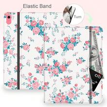 Case For IPad (A16) 11th Generation 11 Inch 2025, IPad 10th Generation Case 10.9 Inch 2022 Kickstand Auto Sleep Cover With Pencil Holder & Pocket, Pink Peony,PinkPeony - Peony Merah Muda - View 6