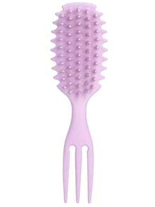 Hair brushes-EU+UK Lược uốn tóc cán 3 ngạnh, thích hợp cho tóc xoăn kiểu châu Phi khi ướt và khô, có thể massage da đầu, giảm xơ rối và gãy rụng, dễ cầm nắm và vệ sinh. - Nhiều màu - Xem 20