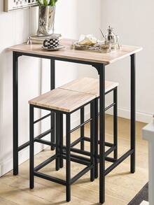 SoBuy OGT10-PF Bartisch Set 3-teilig Bistrotisch mit 2 Stühlen Esstisch Sitzgruppe Vintage Bartisch Mit Barhocker Set Bartisch Bartisch Küche Bartisch Mit Stühlen Esstisch Esstisch Stühle Barhocker Esstisch-Set Mit Stühlen Esszimmerstuhl Küchenstuhl Küchenstühle Küchentisch Küchentisch Für Kleine Räume Küchentisch Mit Stuhl Stahlgestell Stehtisch Stehtisch Für Stehtisch Stehtisch Mit Hocker Tisch Tisch Mit Stühlen Tisch-Set Mit Hockern Tisch-Set Mit Stühlen Esszimmermöbel Grau MDF (E1) 80x50x87 cm