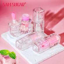 SAM SUGAR Brillo labial de perla termocrómica transparente, hidratante y nutritivo. Reduce las líneas de los labios, cuidado labial, bálsamo labial voluminizador - Multicolor - Ver 7