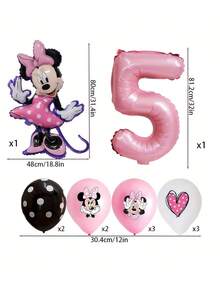 Hasbro Themed Birthday Party Decorations, Home And School Party Decorations, Latex And Foil Balloon Set - As Shown In the Figure - View 5
