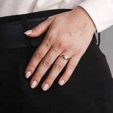 Women's Cluster Ring Inspired By Antique Coins, Sophisticated Vintage Style - #16 - Xem 5