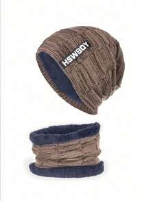 1顶/2顶 男女通用时尚简约针织帽、无檐帽、拉法帽，适合秋冬季日常佩戴，以及徒步、滑雪、骑行等户外运动。