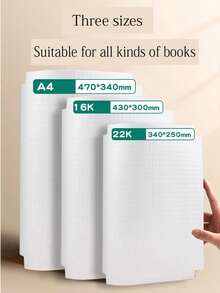 10 piezas Cubierta de libro transparente con diamantes Cubierta de libro gruesa para estudiantes Libro extracurricular Libro de cómics Cubierta protectora resistente al agua y antifouling Recomendado por el maestro de la escuela - transparente - Ver 11