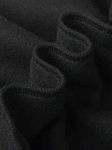 1 pieza Sudadera con capucha con cremallera de unicolor casual para hombres, de moda y versátil, adecuada para otoño/invierno