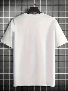Camiseta masculina de Call of Night Yofukashi No Uta, estilo callejero, casual, de manga corta, cuello redondo, camiseta de anime Nazuna Nanakusa - Blanco - Ver 2