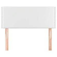 vidaXL Testiera bianca 100x5x78/88 cm - Bianco - Visualizzare 3