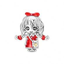 1pc Set Of Charms Featuring A Little Painter, Cartoon Girl, Couple In Love, Dopamine Girl, Sporty Boy, And Newlywed Couple, Perfect For DIY Creative Bracelets And Wristbands. Suitable As Birthday, Holiday, Or Couple Gifts For Women And Girls. - Multicolor - View 16