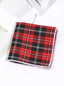 1条男士时尚条纹格纹简约手帕口袋巾，适合商务、宴会、婚礼、派对、学校服装等场合 - A - 查看 15