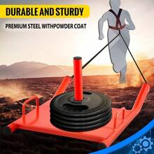 Power Speed Sled Push/Pull Weight Sled Training/Harness - 1 - View 2