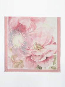 1 pieza Pañuelo/Chal ligero y casual con estampado floral para mujer - Multicolor - Ver 8