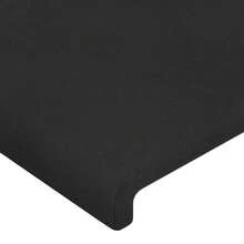 vidaXL Kopfteil Schwarz 100x5x78/88 Cm Samt - nero - Visualizzare 4