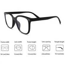 Casual Daily Wear Transparent Oval Eyeglasses For Men Women, Minimalist Style Full Frame Eyewear With Clear PC Lenses And Frames, Skin-Friendly Wearable Structure Suitable For All-Day Continuous Wearing, Compact Portable Layout Easy To Store And Carry Around, Classic Underrated Style Never Out Of Daily Fashion, Functional Practical Eyewear Great For Gaming Relaxation, Desktop Office Use And Daily Mobile Device Long-Term Usage - Transparent - View 3