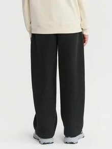 Balabala Kids Boys Fleece Jogger Pants, Winter 2025 Warm & Casual - Black - View 5