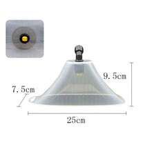1个农业电动喷雾器透明防风罩喷雾器喷嘴大扇形雾化器喷雾器灌溉用品