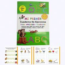 Lachilly Spanish Alphabet Handwriting Practice Book- 32 Pages Mi Primer, Preschool Spanish Learning ABC Alphabet Tracing Workbook For Kids, Trace Letters & Vocabulary - Multicolor - View 12
