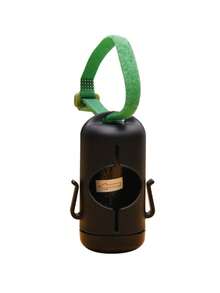 حقيبة تنظيف الحيوانات الأليفة مع موزع (كيس براز الكلاب) - 15 عبوة، مقاومة للتسرب بشكل محسن، سهلة الحمل للخارج