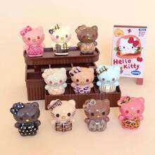 Sanrio 三丽鸥Hello Kitty趣味老硬币造型摆件，隐藏版，家居装饰，趣味设计，惊喜收藏，收藏雕像，趣味设计，圣诞装饰，家居装饰配件，返校小礼物，适合节日派对礼物、生日礼物和各种节日惊喜卡通玩具小礼物