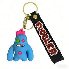 可爱怪兽毛绒玩偶，造型怪兽钥匙扣挂件，盲盒配件 - 彩色 - 查看 9