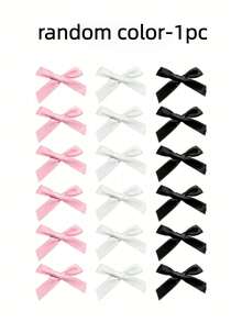 1 pieza/10 piezas Clips de pelo con lazo de cinta colorida para mujeres, accesorios de pelo dulces para niñas con pinzas de seda pequeñas, elegantes, princesa, ballet, Y2K, hadas, decorativos, scrunchies, mini clips, ornamentos para el cabello, adecuados para uso diario, lindos, 3 colores, regalo para el Día de San Valentín, pinzas de pelo, pasadores de pelo, cosas de la escuela, universidad, atuendo de invierno para mujeres, lazos, lindos