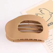 4pcs Solid Color Flat Hair Clips Set-Minimalist Acrylic Barrettes For Women,Strong Hold Claw Clips For Thick Or Thin Hair | Elegant, No-Crease, Daily & Party Styling Accessories,Versatile Christmas Hair Accessories  Casual    None - Multicolor - View 9