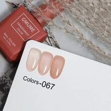 Jelly Gel Polish Set Fall Colors Translucent Ice Jelly Gel Nail Polish For Women All Seasons Red Green Blue Pink Nail Manicure Kit Salon DIY At Home Christmas Gifts For Women Same Color Same Bottle 15ml 0.5floz - 彩色 - 查看 73
