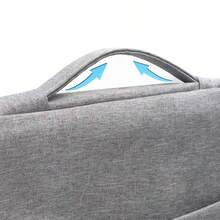 Geantă subțire din catifea pentru laptop, husă interioară pentru laptop, servietă de afaceri, husă de protecție pentru tabletă, husă pentru laptop, husă pentru laptop, geantă pentru laptop, geantă rezistentă la apă pentru afaceri, pentru facultate, înapoi la școală - Gri inchis - Vizualizare 8