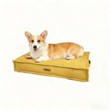 1pc - Pet Cat And Dog Four-Season Sleeping Mat - Reversible - Waterproof, Wear-Resistant, Easy To Clean - Soft And Comfortable - Suitable For Various Use Scenarios - Urine And Moisture Resistant - Portable - Brown - View 3