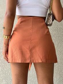 Shorts Skirt (Marrant) - Marrón - Ver 2