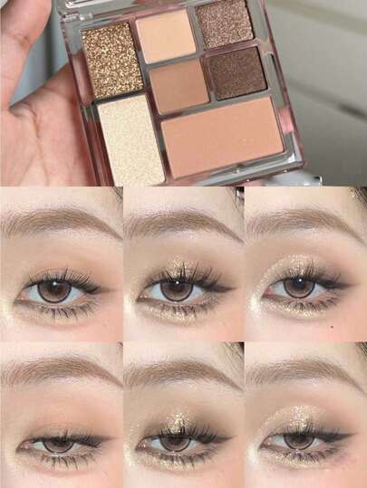  Judydoll 橙花七色眼影盘，大地色系，含腮红、高光和修容，适合秋冬季节。