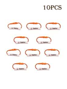 10 Personalized Custom Shoe Name Tags For School To Distinguish Shoes, Clothes, Umbrellas, Water Cups And Other Daily Necessities,Luggage Tag, Personalized Gifts - Style a - View 33