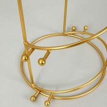 Bride Crown Headband Tiara Support Holder Princess Rhinestones Crown Display Rack Metal Gold Crystal Headbands Organizer - Multicolor - View 11