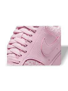 Nike W Court Vision LO TRND 女款运动鞋 吸汗透气保暖轻便百搭 纯色Logo 弹性好 易洗速干 运动户外跑步上学日常粉色 HJ5846-600 - 粉色 - 查看 7