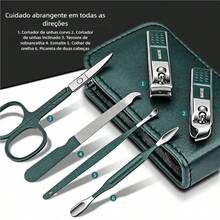 Germany 6-Piece Black Clipper Set – Luxury Manicure And Pedicure Kit - 黑色 - 查看 2