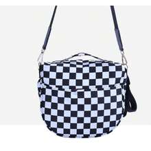 Crossbody Bum Bag, Spacious Design For Essentials Plus Size Friendly Strap 55" Crossbody Sling Bag For Women  Cross Body Travel Shoulder Handbags Lady Chest Purses Light Sling Backpack - 黑色 - 查看 3