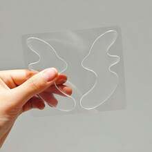 2片装面部贴片，有效淡化法令纹，可重复使用，夜间面部贴片，男女通用，护肤工具 - 白色 - 查看 6