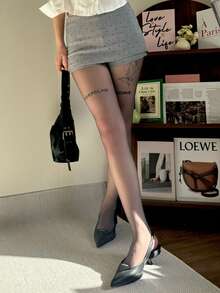 Sexy Romantic Cute Butterfly Pantyhose For Daily Party Wear - Multicolor - View 8