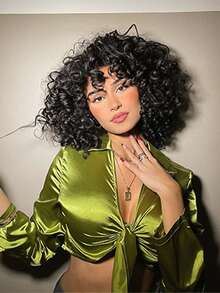 卷曲弹力棒卷发 牙买加弹力合成编织接发 非洲钩针编织假发 女士 - 彩色 - 查看 16