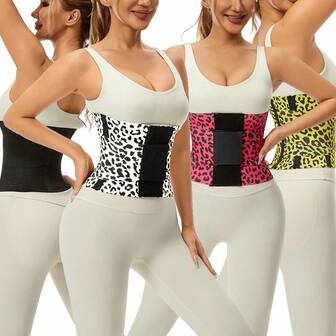 1件装束腰塑身衣，腹部控制压缩带，女士运动束腰