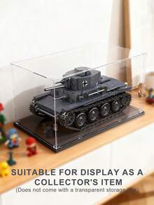 1pc 38T-A Light Tank, WWII Military Tank Adult Assembly Model Kit, Collectable Military Model For Home/Office Decor, Ideal Gift For Military Enthusiasts, Suitable For Teens & Adults, Christmas/Halloween/Easter/New Year/Birthday (414 Pieces)
