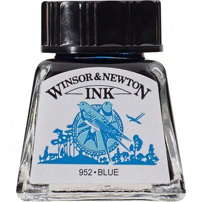 Winsor & Newton Drawing Ink Tinta de Dibujo de Secado Rápido, Amarillo (Sunshine Yellow), 14 ml