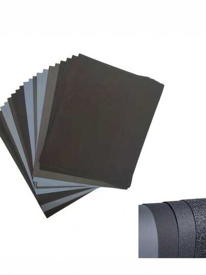 60 To 20000 Grit Sandpaper, Multi-Purpose Sandpaper, Dry And Wet Use, Suitable For Wood Polishing, Auto Parts Polishing, Metal Knife Polishing, Motor Polishing, Shell Polishing, Handicrafts And Resin Toy Polishing, Multiple Sizes Available, 11x9 Inches