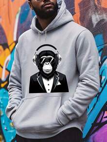 Men Hoodies - Black - View 6