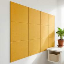 6 tấm bảng nỉ trang trí thời trang 30*30cm, trang trí tường đa chức năng, gạch dán tường có thể tháo rời dùng để hấp thụ âm thanh, ghi nhớ, trưng bày ảnh, bảng thông báo, bảng tin nhắn, bảng lập kế hoạch cuộc sống và công việc, phù hợp cho những người đam mê DIY tại nhà, văn phòng và trường học, bảng bần, bảng ghim, bảng tầm nhìn. - Nhiều màu - Xem 2