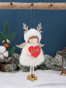 1 pieza Decoración del Día de San Valentín Colgante, Muñeca de ángel linda decoraciones del Día de San Valentín Decoración exquisita para el hogar Accesorios de decoración de fiesta Decoración del árbol de Navidad, Regalo romántico, Decoración del hogar, Decoración del Día de San Valentín