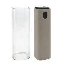 Mini sticlă cu spray pentru curățarea ecranului, soluție de curățare a ecranului auto, îndepărtează amprentele, potrivită pentru smartphone-uri, tablete, laptopuri, afișaje auto, ecrane tactile, soluție de curățare cu spray 3 în 1, lavetă din microfibră și husă de protecție (soluția de curățare nu este inclusă)