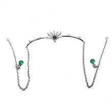 Mechanical Bloody Blade Mask, Punk Style Alien Fluid Lip Ring Face Decor, Masquerade Party Mask