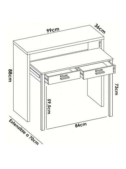 Dmora Desks Workstations view 3