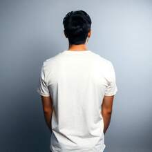 Comfortable Minimalist Printed T-Shirt - Amarillo - Ver 2